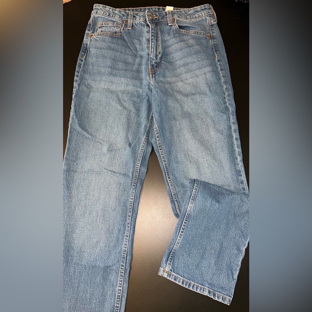 &Denim High Waist Vintage Straight Jeans Size 8 EUC